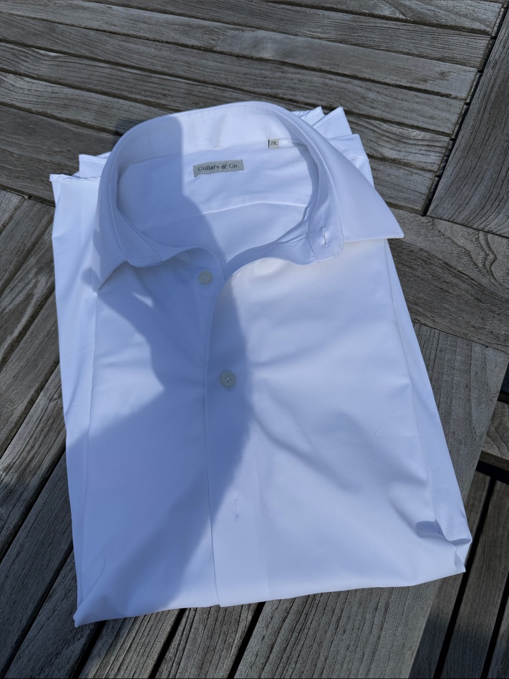 APEX Men's White Dress Shirt. Quality materials: nylon 78%, 24% spandex